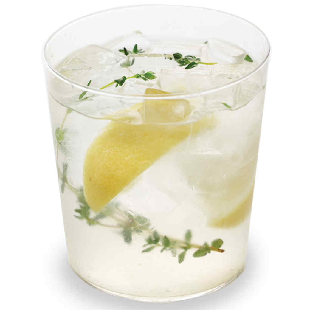 Thyme Tequila Lemonade Cocktail Bombay Rocks